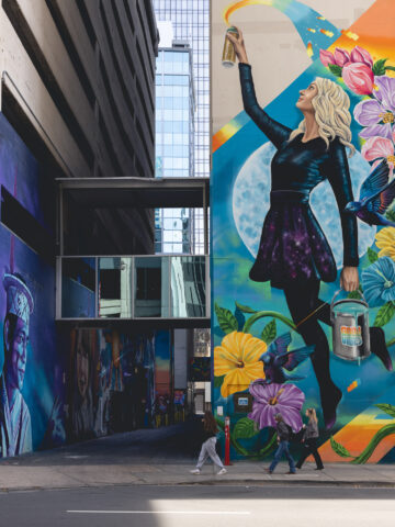 Fun and whimsical mural photography