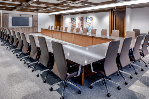 Corporate conference room photography