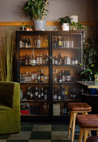 The Times bar colorful photos of interior.