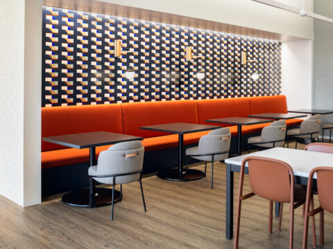 Restaurant cafeteria workspace design photos