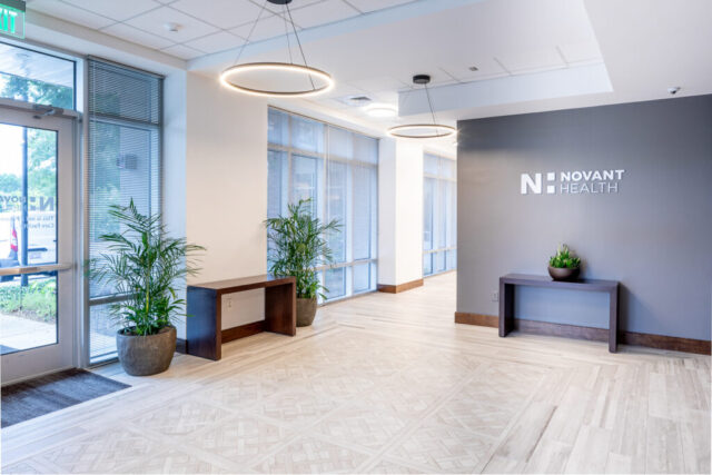 Corporate office interior photographer North Carolina